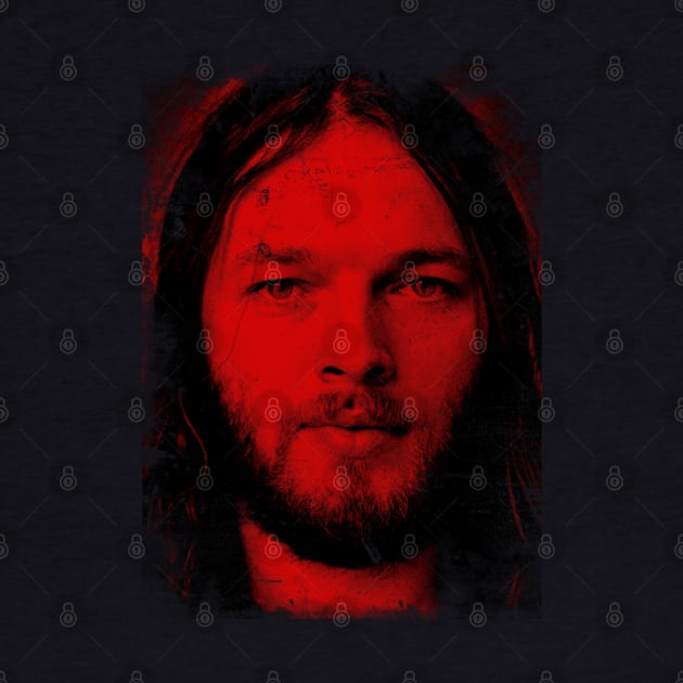 red vintage David Gilmour by TimTimMarket